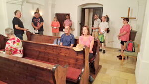 5.00 Uhr - Pilgersegen in der Michaelskapelle ...