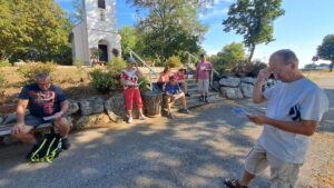 Rast & Gebet bei der Sandhöhe Mönchhof