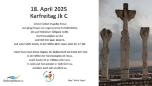 Fr, 18. Apr. 2025 Karfreitag