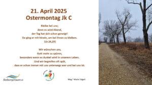 Mo, 21. Apr. 2025 Ostermontag