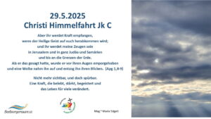 Do, 29. Mai 2025 Christi Himmelfahrt