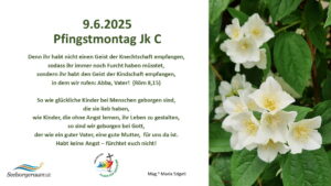 Mo, 09. Juni 2025 Pfingstmontag