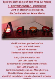 Adventimpuls 1.Adventsonntag 2025